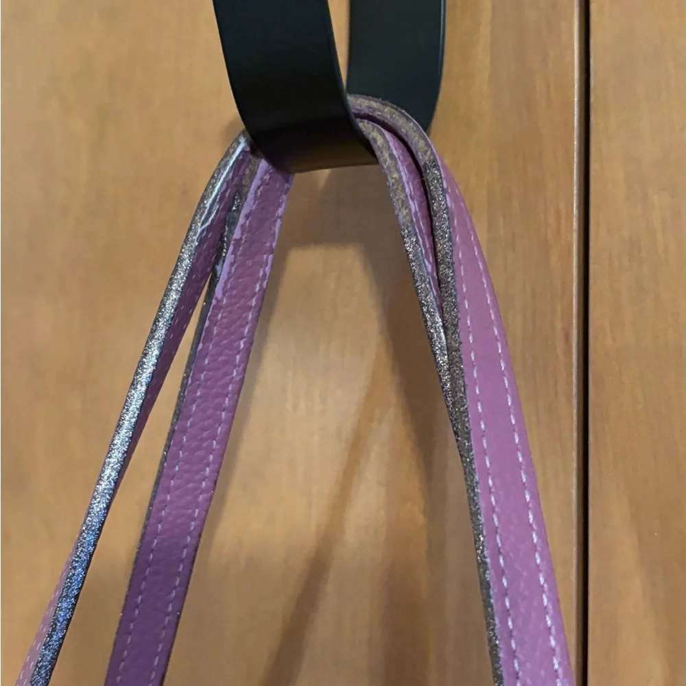 Coach Lilac Leather Tote - Picture 3 of 6